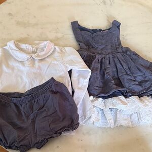 SweetHoney Charcoal Pleated Dress